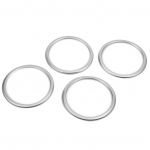 4 vnt. ABS chromuoti automobilio durų garsiakalbių žiedų gaubtai apdailos elementai X1 F48 2016 2018