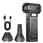 Valymo pūstuvas Elektrinis oro pūstuvas Reguliuojamos pavaros 130000 RPM Turbo Jet ventiliatorius Automobilio pūtimas Sniegas Ne&scaron;iojamas C tipo įkroviklis Automobilio priedai Black