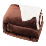 Flanelinis pledas Sutir&scaron;tintas Dvisluoksnis Patogus liesti Pledas Elastingas kra&scaron;tas Žiemos &Scaron;iltas Pliu&scaron;inis Sofa Mesti Pledas 130*160cm
