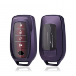 Skirta Toyota Alphard VELLFIRE PREVIA RAV4 Hilux Fortuner Land Cruiser FOR Soft TPU visi&scaron;kai apsaugotas raktų dangtelis raktų dėklas raktų dėklas juoda