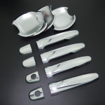 Skirta Toyota RAV4 2001-2012 Chrome durelių rankenos apdaila ir durelių dubens dangčio automobilio stilius 2004 2005 2006 2007 2008 2009 2010 m. Door Bowl Cover