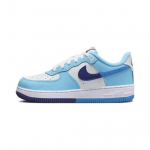 Nike Force 1 LV8 Low Split Light Photo Blue DX2164-100 Vaikams 11C-3Y EU 28 mėlyna