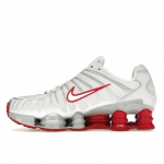 Nike Shox TL Low Platinum Tint/Gym Red W - FZ4344-001 balta