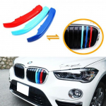 ///MSport 3-Color Grille ert Trims For 16-19 BMW X1 Sport Center Kidney Grill