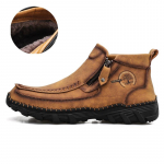 Didelio dydžio rankų darbo natūralios odos vyri&scaron;ki batai Patogūs kulk&scaron;nies batai vyrams laisvalaikio batai rudens žiemai vyri&scaron;ki batai 38