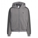 Adidas Originals TG FZ Hoodie Laisvo kirpimo Dryžuota Užtraukiama Ilgomis Rankovėmis Striukė Unisex striukės KQ5525 M