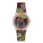 Swatch GENT BIOSOURCED DANCERS Rožinis DEGAS'S Laikrodis ant rie&scaron;o, SO28Z131, Unisex, rožinė