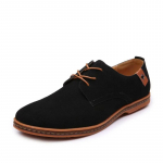 Suede Shoes for Men Luxury Designer Men Dress Shoes Classic Comfortable Party Wedding Shoes Oxford Casual Shoe Large Size Flats 38 juoda