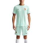Nike Aero-FIT 2026/27 Sezonas Prancūzija I&scaron;vykos Žaidėjo Versija Apvalia Kaklo Megztinis Kvėpuojantis Trumpomis Rankovėmis Futbolo Mar&scaron;kinėliai Vyrams Vir&scaron;utiniai drabužiai IB5200-394 XL