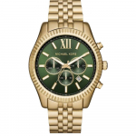 Michael Kors MK8446 Auksinis Lexington Chronograph Vyri&scaron;kas Laikrodis 44mm auksas
