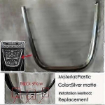 Automobilio interjeras 2 vnt. Automobilio centrinės prietaisų panelės oro kondicionieriaus angos ventiliacijos angos dekoratyvinis rėmelis Buick Encore Opel Vauxhall Mokka 2013-2015 transporto priemonė F