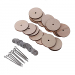 Žaislas, 12-30 mm, skirtas rankų darbo medinėms jungtims, lėlių gaminimo jungtims, me&scaron;kiukų jungtims, lėlių jungtims 30MM