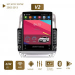9,7 colių Android Car Radio Carplay skirtas Peugeot 307 307CC 307SW 2002-2013 Tesla Vertikalus ekranas Autoradio Multimedia Player 2+32GB