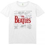 &bdquo;The Beatles Titles Logos Tee&ldquo; unisex mar&scaron;kinėliai S