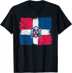 Dominikos Respublikos vėliava Republica Dominicana Tee Unisex mar&scaron;kinėliai S