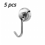 10vnt magnetiniai kabliukai pakabinti, maksimali traukimo jėga 8KG stiprūs magnetiniai kabliukai virtuvei, stovyklavimui, durims, spintelėms 5 pcs sidabras