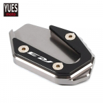 Motorcycle Accessories CNC Aluminum Side Stand Kickstand Extension Enlarger Plate stands For YAMAHA YZF R3 ABS 2015- pilka