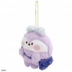 BT21 Personažų mini lėlės raktų pakabukas PONPON-ENJOY ver. MANG