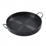 Korei&scaron;ka kepsninė keptuvė nelipni danga apvali BBQ grotelės keptuvė kepimui viduje ir lauke 40 cm / 35cm / 13.78in