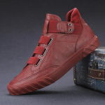 Vyri&scaron;ki odiniai batai Korėjos tendencija Patogūs Loafer Britų mados Vyri&scaron;ki sportbačiai su auk&scaron;ta vir&scaron;ūne Nauji mokasinai Zapatos De Hombre 38