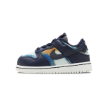 Nike Dunk Low SE TD Graffiti Pack - Obsidian kūdikiams skirti sportbačiai, daugiaspalviai, balti, sportinė pilka, DM1048-400 21