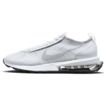 Nike Air Max Flyknit Racer Next Nature Pure Platinum Vyri&scaron;ki sportbačiai Balti Juodi FJ4002-100 40