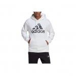 Adidas Essentials Hoodie su Camo ra&scaron;tu ir raidiniu logotipu Laisvo kirpimo kasdienis vyri&scaron;kas Hoodie Baltas HL6932 L