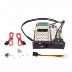 3,5 colio SATA vidinis HDD dėklas 2,5 / 3,5 colio Maksimalus 6 Gbps Dvigubas USB3.0 Vidinis HDD Mobilus Stovas Saugus Jungtis SATA I/II/III balta