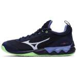 Mizuno Luminous 2 Wave Amortizuojantys Neslystantys Ir Dilimui Atsparūs Žemi Treniruočių Batai Unisex Juodi Žali Violetiniai Mizuno V1GA212011 41