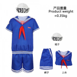 Helovino Svetimi Daiktai 5 Kostiumai Cosplay Sceniniai Kostiumai Adult S blue