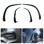 4 vnt./komplektas Juoda Automobilio Priekinio Galinio Bamperio Rūko Žibinto Antakio Voko Dangtelio Apdailos ABS Tinka Mercedes Benz GLE W167 V167