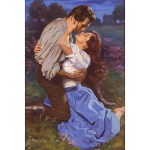 5D &bdquo;pasidaryk pats&ldquo; viso kvadrato/apvalaus deimantinio pie&scaron;imo &bdquo;Sweet Lover&ldquo; namų dekoravimas Full Round 20x25CM