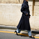 &bdquo;Johnature&ldquo; korėjieti&scaron;kos mados vientisos spalvos &bdquo;visų atitikmenų tran&scaron;ėja&ldquo; moterims, rudeniniai apykaklė, tvarsčiai, laisvi moteri&scaron;ki paltai S chaki