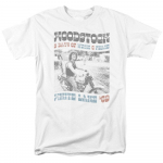 Woodstock Rider Rock Hippie 1969 Festival Peace Music Balti unisex mar&scaron;kinėliai S
