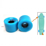 4 vnt. riedlentės ratai &bdquo;Cruiser&ldquo; keičiami sklandžiai, 60 mm x 45 mm 78A PU &bdquo;longboard&ldquo;
