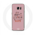 Coque pour Samsung Galaxy S6 Edge Elite Saison 5 Affiche personnages Fanart Logo