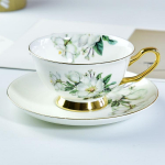 300ml Europe Style Kapok Bone C na Milk Coffee Mug Porcelain Tea Cup Ceramic Cup Set