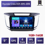 10 colių Android Carplay skirtas Hyundai Creta Ix25 2015-2018 Automobilių radijas Multimedijos vaizdo grotuvas GPS navigacija WIFI 2+32GB 1+16GB