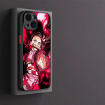 Nezuko Anime Demon Slayer telefono dėklas, skirtas iPhone 11 XR XS 7 8 Kyojuro Purgatoriui iPhone 14