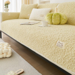 Imitacija aksominis sofos rank&scaron;luostis žiemos &scaron;iltas neslystantis universalus sofos užvalkalai Sekcijinis L formos sofos užvalkalas svetainei