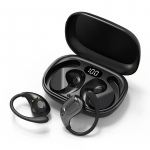 OWS Bluetooth 5.4 ausinės su kabliuku ausinėms TWS belaidės ausinės HiFi stereofoninės vandeniui atsparios ausinės su LED skaitmeniniu ekranu Jutiklinės ausinės, skirtos Huawei Samsung