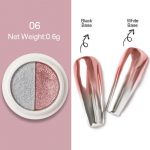 Nagų dailė Kietos būsenos dviejų spalvų vietinio tirono aukso magi&scaron;ko veidrodžio pudra Kietos būsenos pudra Veidrodinis sidabro efektas Be skraidančios pudros Titano dengimo pudra Solid two-color magic mirror powder