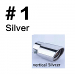 Universalus automobilio modifikavimo kvadratinis i&scaron;metimo duslintuvas plieninis galinis vamzdis #1 curved