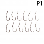 12 vnt./pak. Didelio anglies plieno žvejybos kabliukas su a&scaron;tria akimi, automatinis apverčiamas kabliukas karpių žvejybos reikmenims