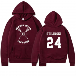 Paauglių vilkas Hoodie Beacon Hills Stilinski 24 Lahey McCall megztinis Tv &scaron;ou megztinis su gobtuvu Hiphopo gobtuvai Gatvės aprangos vir&scaron;us M