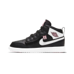 Air Jordan 1 Mid ALT PS Juodi Balti Arkties Pun&scaron;o Vaikų Sportbačiai AT4612-061 28