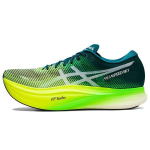 Asics Metaspeed Sky+ Velvet Pine Safety Yellow Unisex Bėgimo bateliai Mėlyni 1013A115-300 37.5