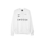 Nike Sportswear Swoosh Puloveris su gobtuvu Vyri&scaron;ki Vir&scaron;utiniai drabužiai Baltas CJ4841-100 S