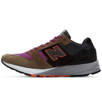 New Balance Nb 575 Klasikinės Tendencijos Smūgio Absorbcija Žemi Bėgimo Maratono Bateliai Unisex Kedas Ruda Violetinė MTL575KP 40.5