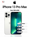Atnaujintas Apple iPhone 13 Pro Max i&scaron;manusis telefonas su Nano-SIM+eSIM 128GB balta